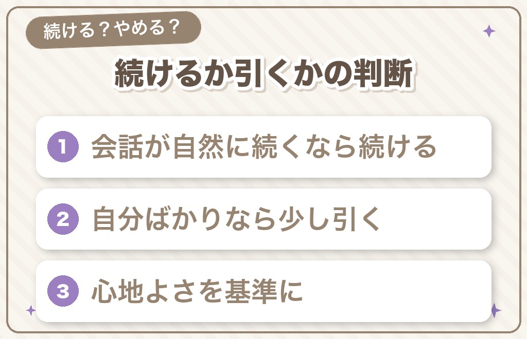 LINEを続けるべき？やめるべき？の判断