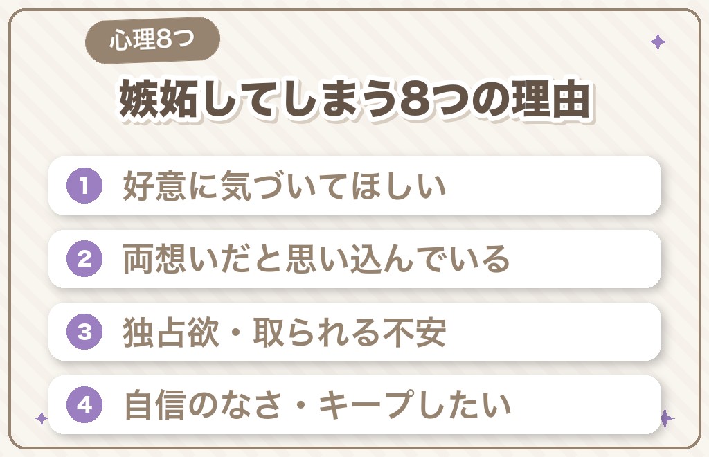 付き合ってないのに嫉妬する男性心理8つ
