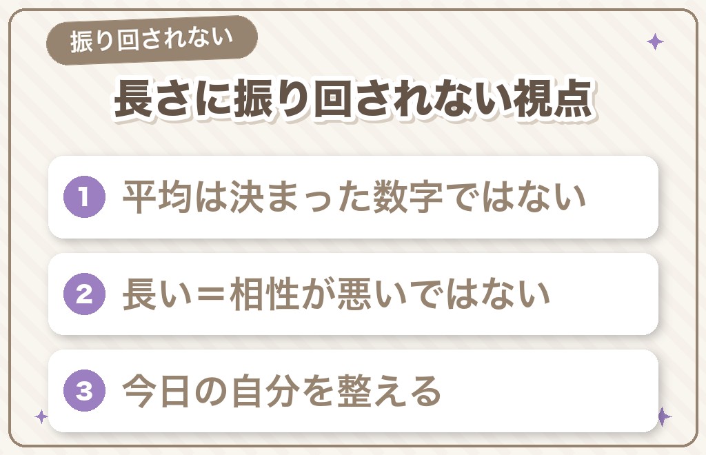 サイレント期間の長さに振り回されないための考え方