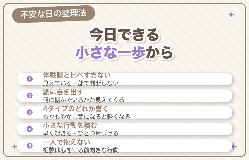 統合後どうなるの?と不安なときの気持ちの整理法