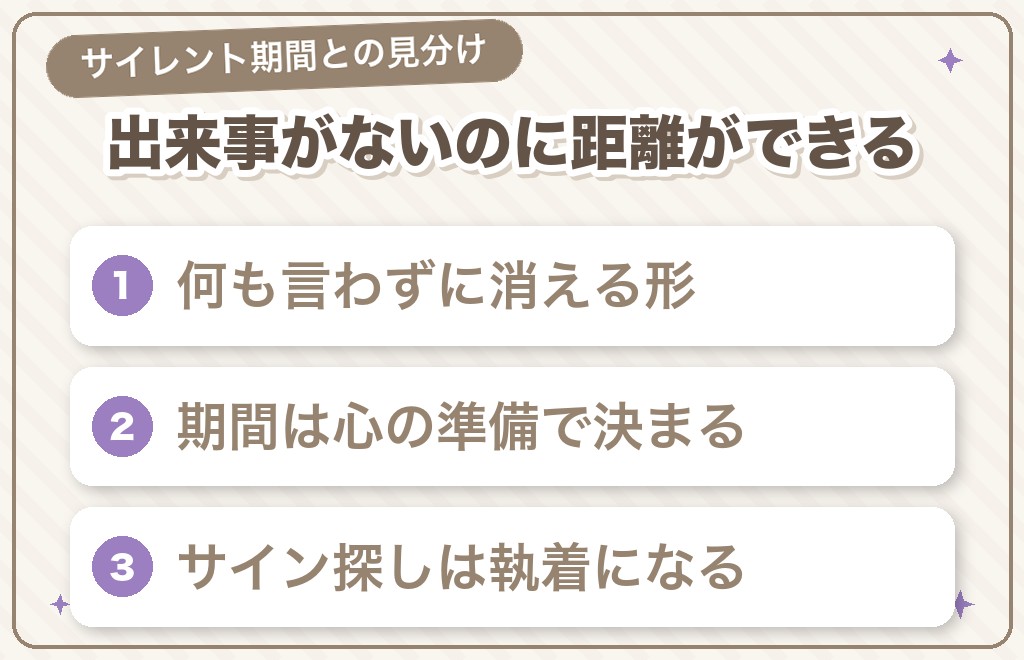 ツインレイ女性が消えることとサイレント期間の関係