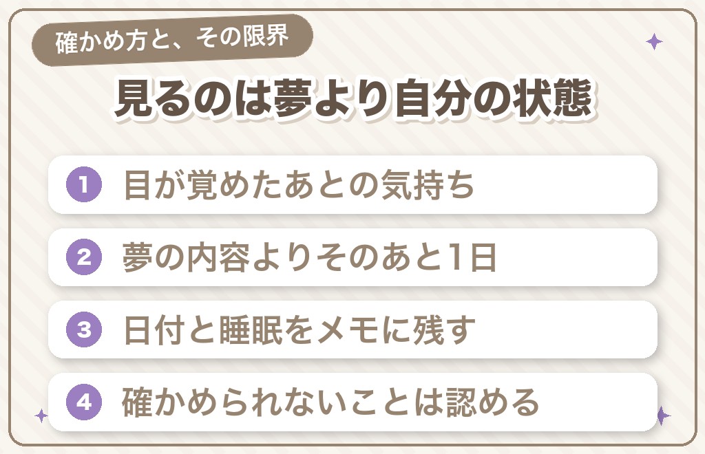 ツインレイの夢の感触が本物かどうかを確かめる目安