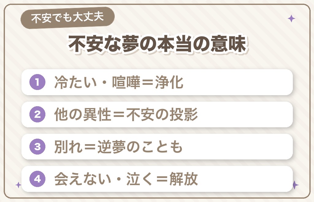 【気になる夢】不安な内容のツインレイの夢の意味